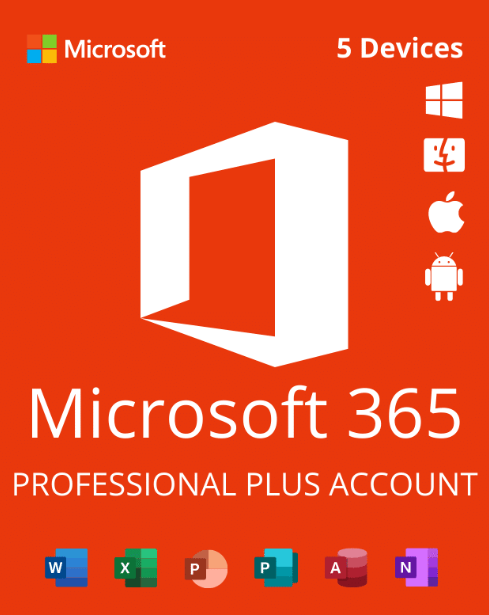 Microsoft Office 365 Pro Plus – Cuenta Lifetime | Hasta 5 Dispositivos | Activación Inmediata